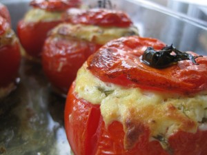 Mozzarella Roasted Tomatoes - Gluten Free Recipe