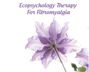 Ecopsychology Therapy For Fibromyalgia