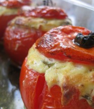 Mozzarella Roasted Tomatoes - Gluten Free Recipe